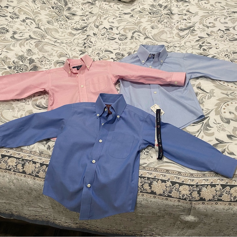 Brooks Brothers Classic Button Down Shirts Pink and Blue